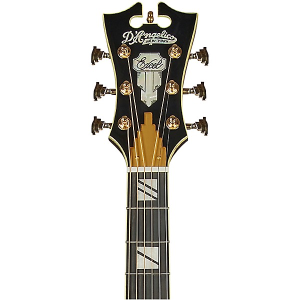 D'Angelico Excel Lexington Dreadnought Acoustic-Electric Guitar Vintage Natural