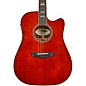 D'Angelico Excel Bowery Dreadnought Acoustic-Electric Guitar Auburn thumbnail