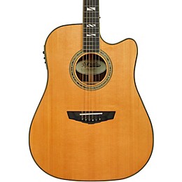 D'Angelico Excel Bowery Dreadnought Acoustic-Electric Guitar Vintage Natural