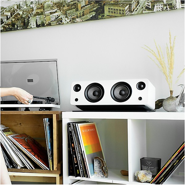 Kanto SYD Powered Speaker with Bluetooth and Phono Preamp Matte Off-White