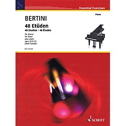 Schott 48 Studies (Op. 29 & 32) for Piano by Henri Bertini