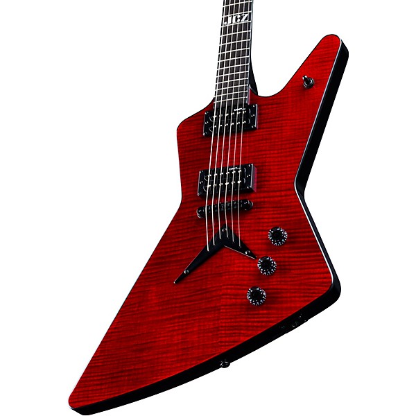 Dean John Connolly Z Electric Guitar Transparent Red