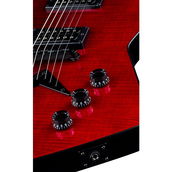Dean John Connolly Z Electric Guitar Transparent Red