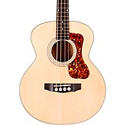 Guild Jumbo Junior Acoustic-Electric Bass Guitar Flame Maple for sale