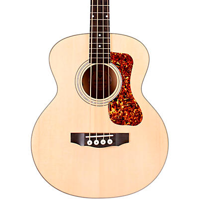 Guild Jumbo Junior Acoustic-Electric Bass Guitar Flame Maple for sale