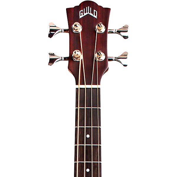 Guild Jumbo Junior Acoustic-Electric Bass Guitar Flame Maple