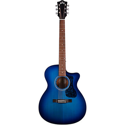 Guild Om-240Ce Orchestra Acoustic-Electric Guitar Dark Blue Burst for sale