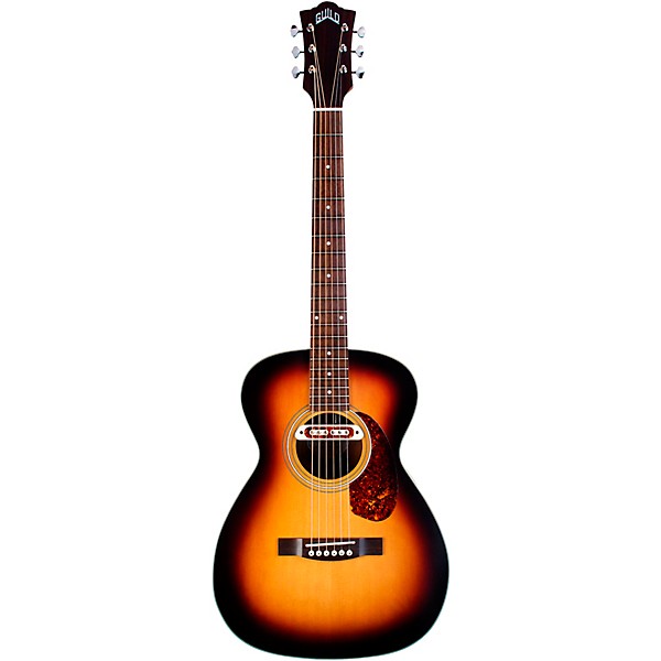 Open Box Guild M-240E Troubadour Concert Acoustic-Electric Guitar Level 2 Vintage Sunburst 190839824615