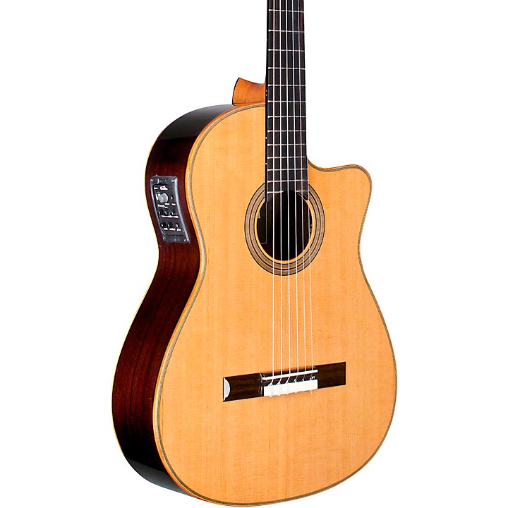 Cordoba Fusion Orchestra CE Crossover Classical Acoustic-Electric Guitar Natural Guitar Center