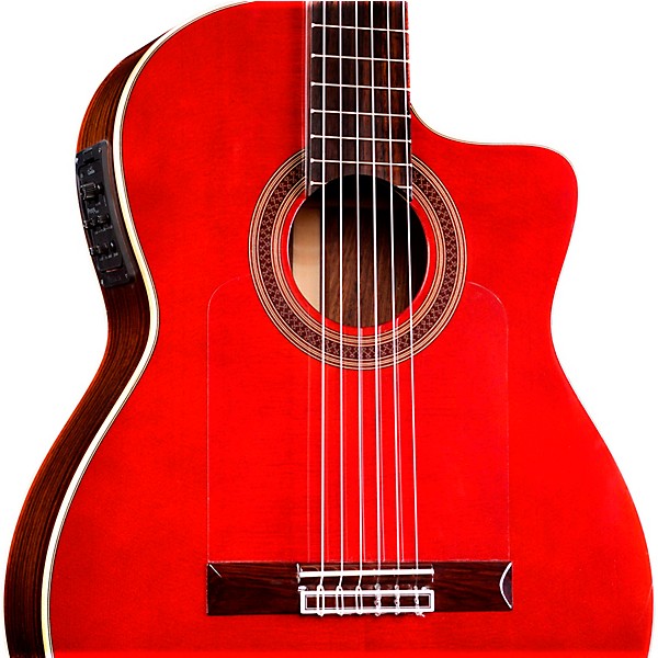 Open Box Cordoba GK Studio Negra Flamenco Acoustic-Electric Guitar Level 2 Wine Red 197881131692