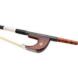 Artino Three Star Deluxe Carbon Fiber German Bass Bow 3/4 Round