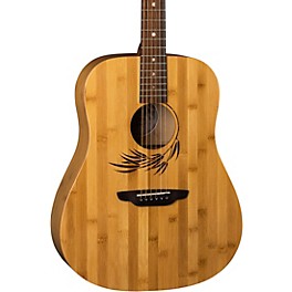 Luna Woodland Bamboo Dreadnought Acoustic Guitar Bamboo