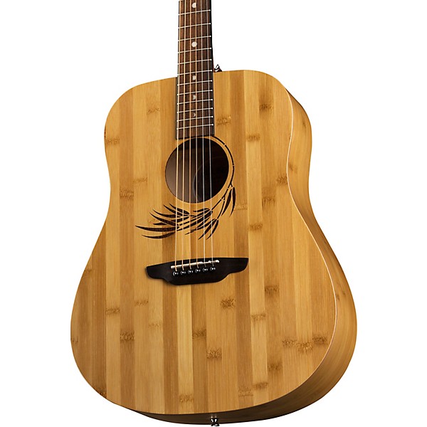 Luna Woodland Bamboo Dreadnought Acoustic Guitar Bamboo