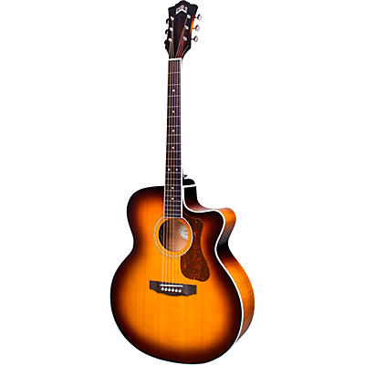 Guild F-250Ce Deluxe Jumbo Acoustic-Electric Guitar Antique Sunburst for sale