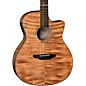 Luna High Tide Exotic Wood Cutaway Grand Concert Acoustic-Electric Guitar Mahogany thumbnail