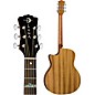 Luna High Tide Exotic Wood Cutaway Grand Concert Acoustic-Electric Guitar Zebrawood