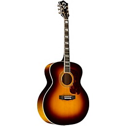 Guild F-55E Maple Jumbo Acoustic-Electric Guitar Antique Burst