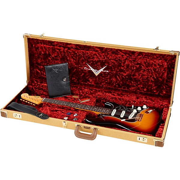 Fender Custom Shop Stevie Ray Vaughan Signature Series Stratocaster NOS Pau Ferro Fingerboard Electric Guitar 3-Color Sunb...