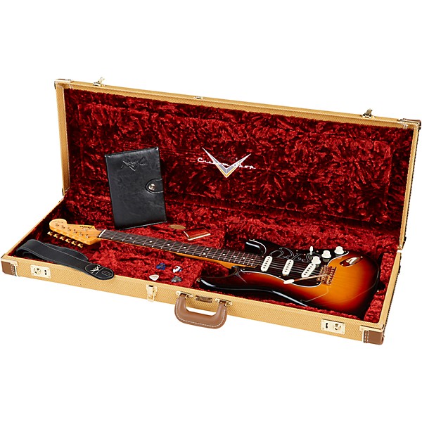Fender Custom Shop Stevie Ray Vaughan Signature Series Stratocaster NOS Pau Ferro Fingerboard Electric Guitar 3-Color Sunb...