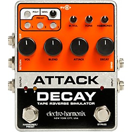 Open Box Electro-Harmonix Attack Decay Effects Pedal Level 1