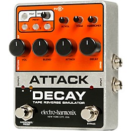 Open Box Electro-Harmonix Attack Decay Effects Pedal Level 1