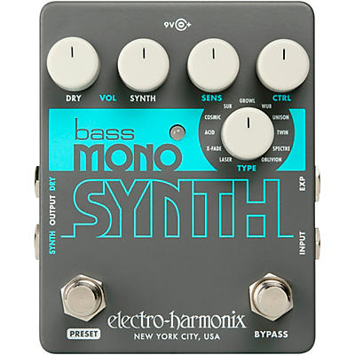 Electro-Harmonix Bass Mono Synth Bass Effects Pedal for sale