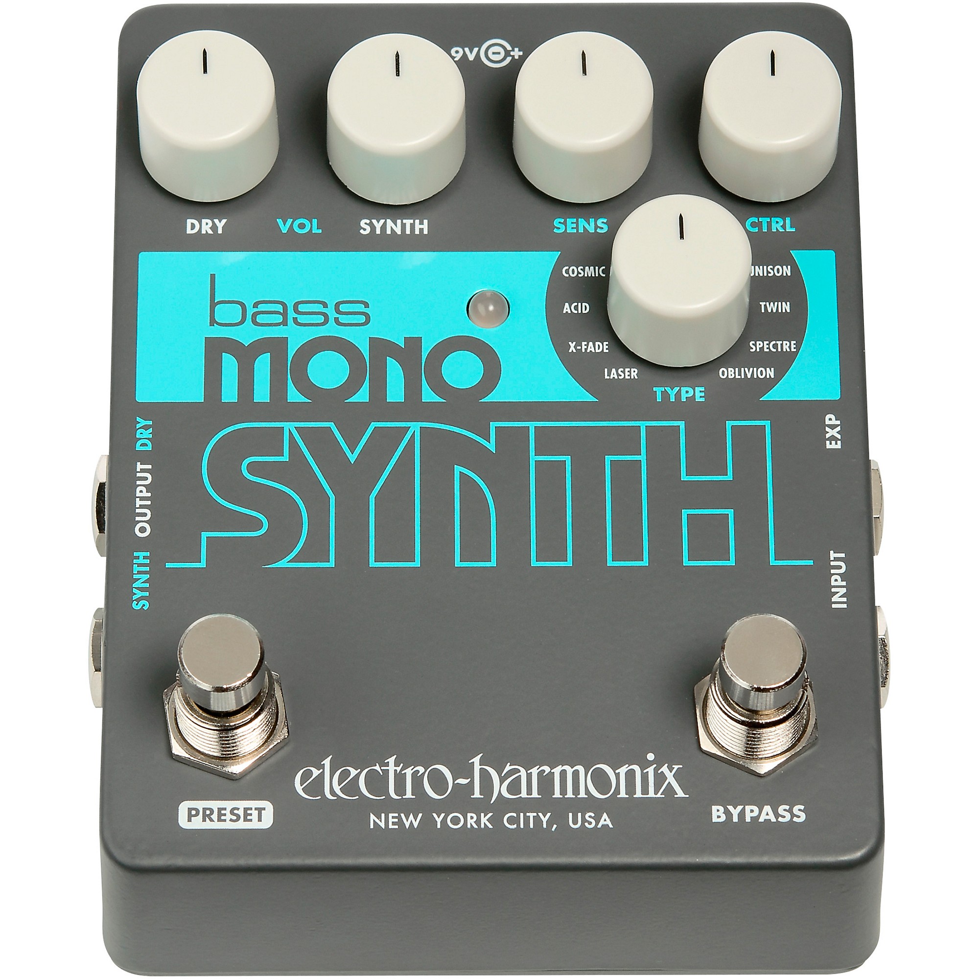 Electro-Harmonix Bass Mono Synth Bass Effects Pedal | Guitar Center