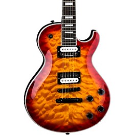 Dean Thoroughbred Select Quilt Top Electric Gu... Dean Thoroughbred Select Quilt Top Electric Guitar Transparent Cherry Burst