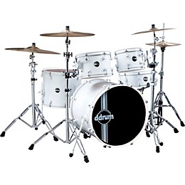 ddrum Reflex 5-Piece Shell Pack with 22" Bass Drum White