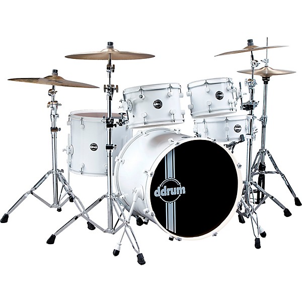 ddrum Reflex 5-Piece Shell Pack with 22" Bass Drum White