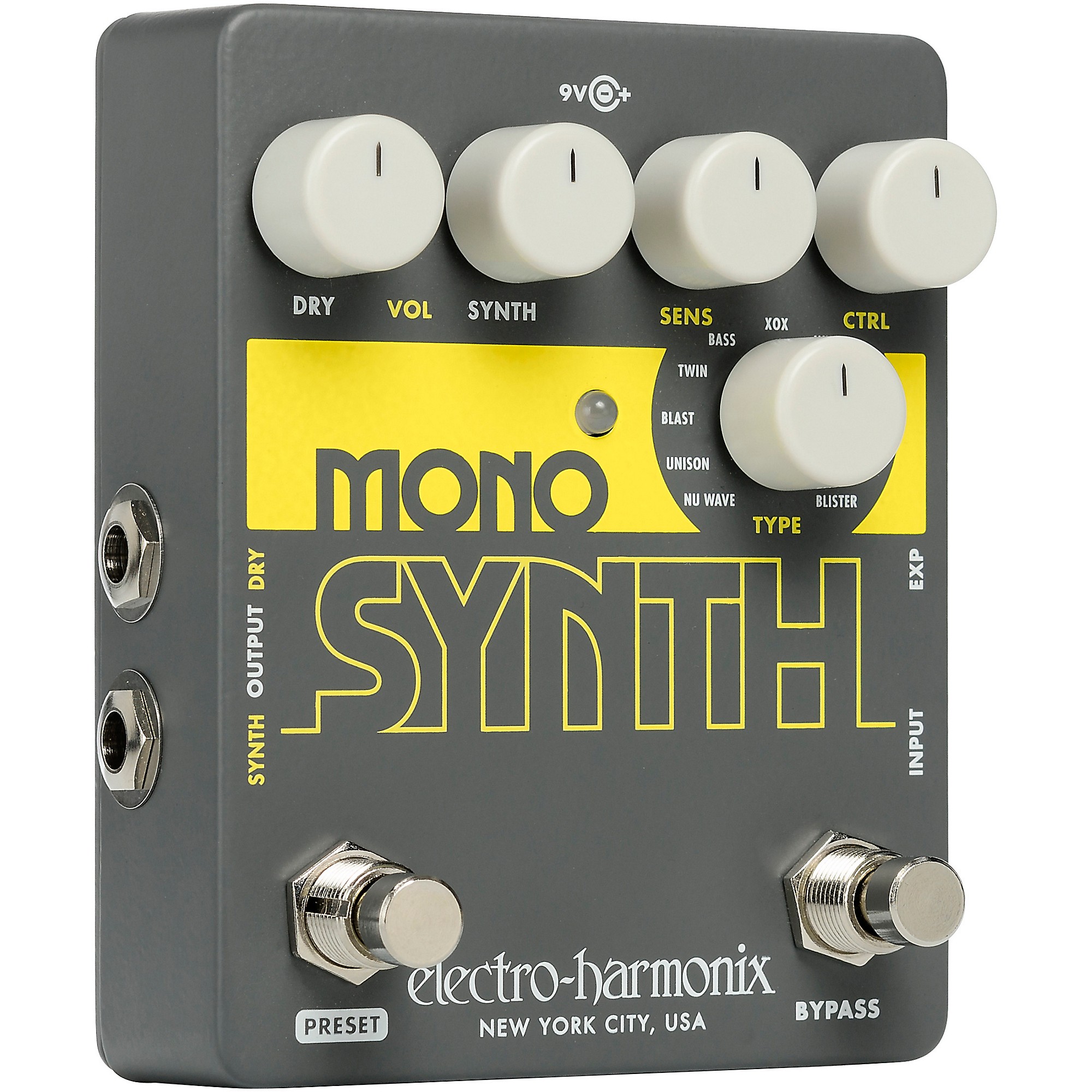 Electro-Harmonix Guitar Mono Synth Effects Pedal | Guitar Center