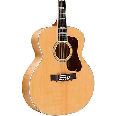Guild F-512E Maple Jumbo 12-String Acoustic-Electric Guitar Natural for sale