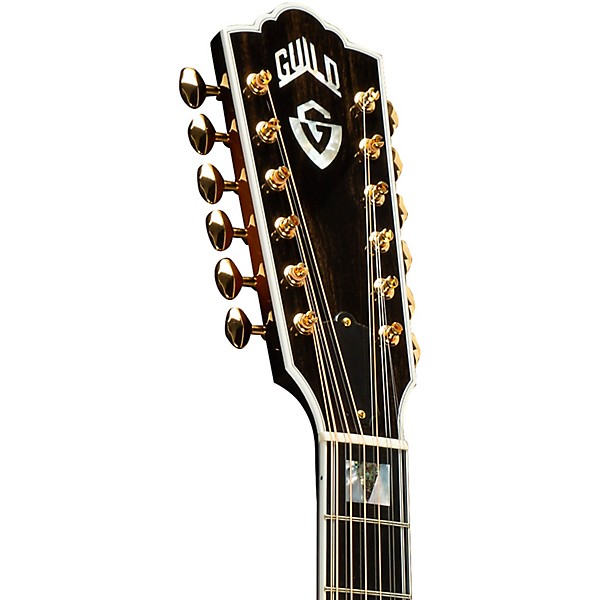 Guild F-512E Maple Jumbo 12-String Acoustic-Electric Guitar Antique Burst