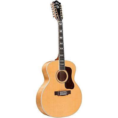 Guild F-512 Maple Jumbo 12-String Acoustic Guitar Natural for sale