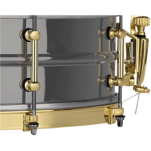 Clearance Ludwig 14x5" 110th Anniversary Black Beauty 8-lug Snare Drum