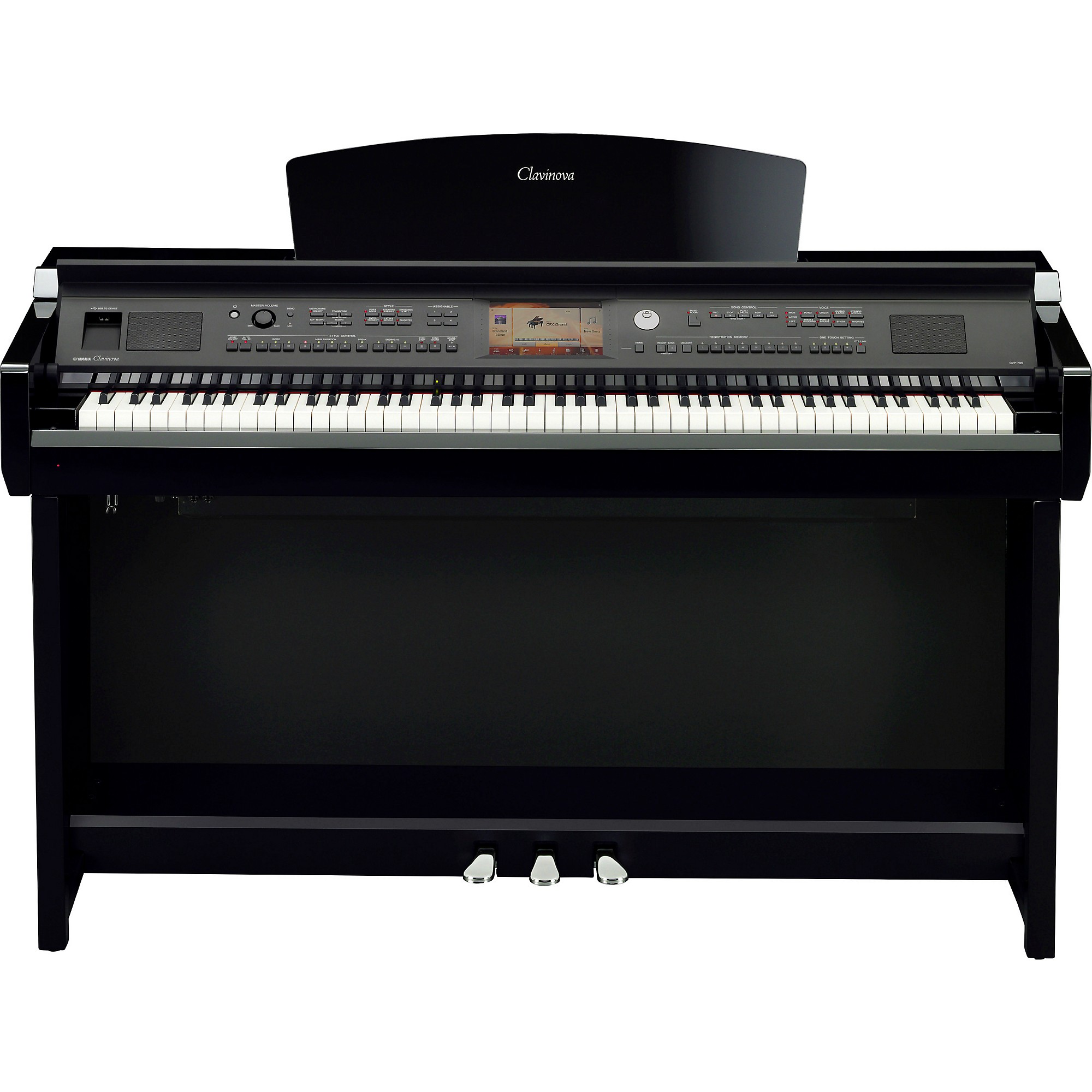 Yamaha Clavinova CVP-705 Home Digital Piano Polished Ebony