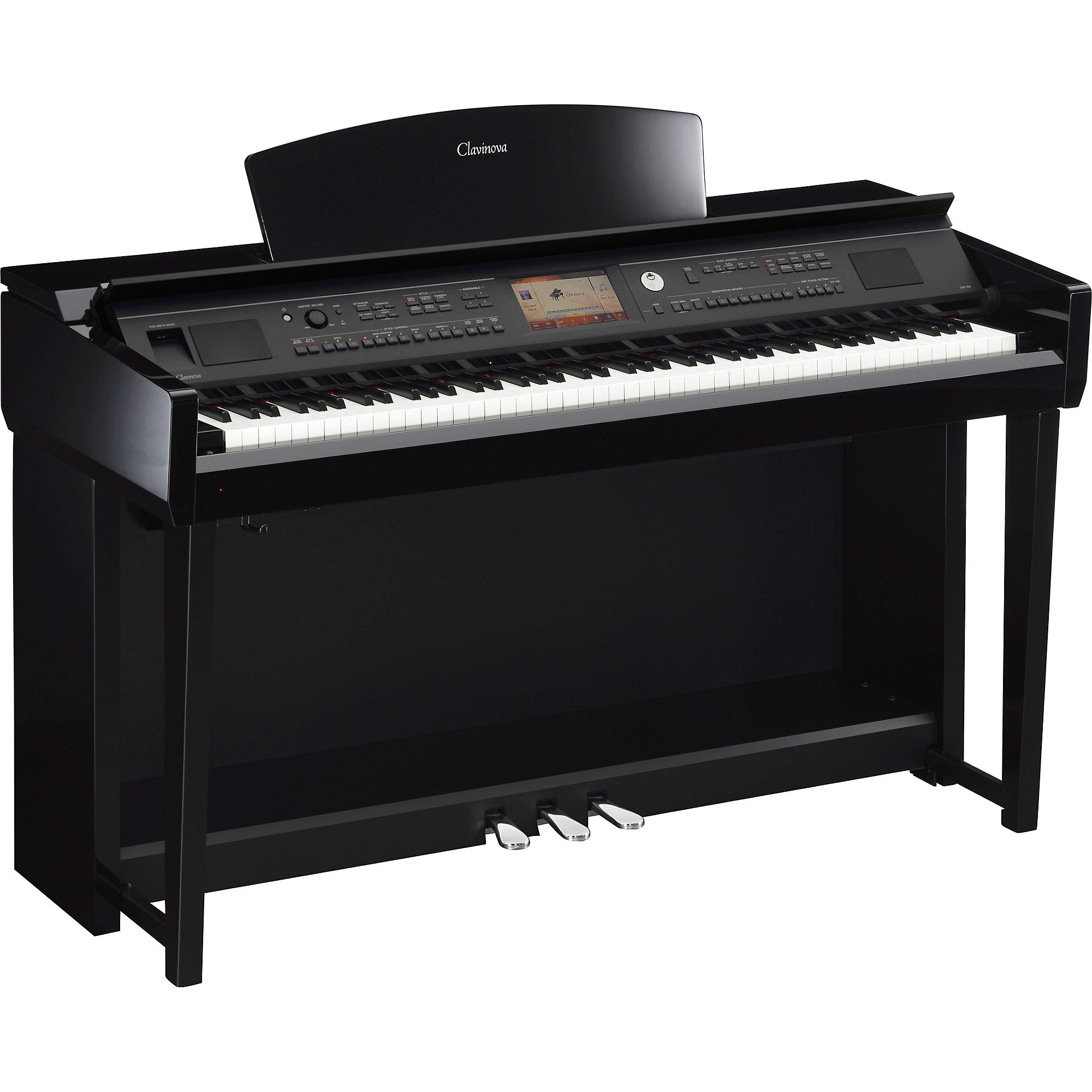 Yamaha Clavinova CVP-705 Home Digital Piano Polished Ebony