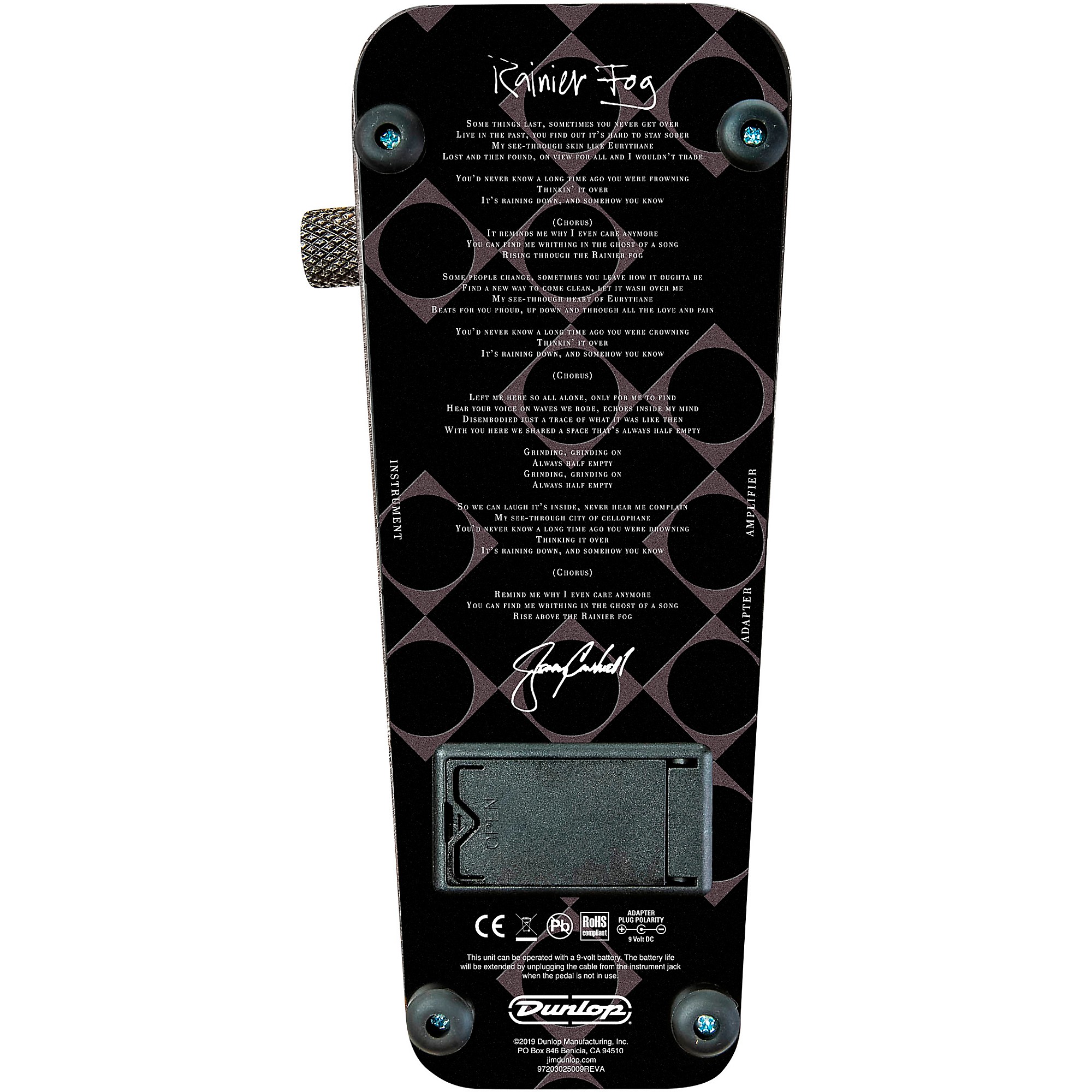 Dunlop JC95B Limited-Edition Jerry Cantrell Signature Wah