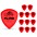 Dunlop Tortex Flow Guitar Picks STD-12/PLYPK .60 mm 12 Pack Dunlop Tortex Flow Guitar Picks STD-12/PLYPK .50 mm 12 Pack