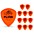 Dunlop Tortex Flow Guitar Picks STD-12/PLYPK .60 mm 12 Pack Dunlop Tortex Flow Guitar Picks STD-12/PLYPK .60 mm 12 Pack