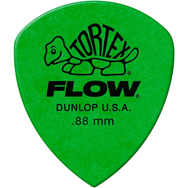 Dunlop Tortex Flow Guitar Picks STD-12/PLYPK .88 mm 12 Pack