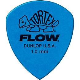 Dunlop Tortex Flow Guitar Picks STD-12/PLYPK 1.0 mm 12 Pack