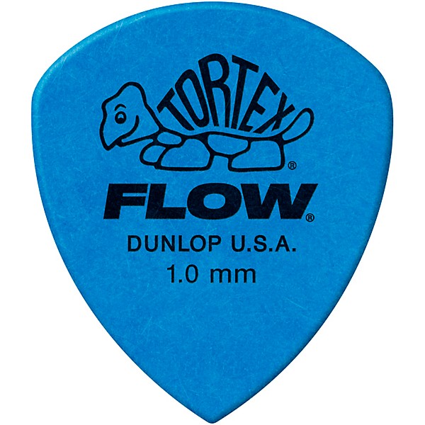 Dunlop Tortex Flow Guitar Picks STD-12/PLYPK 1.0 mm 12 Pack