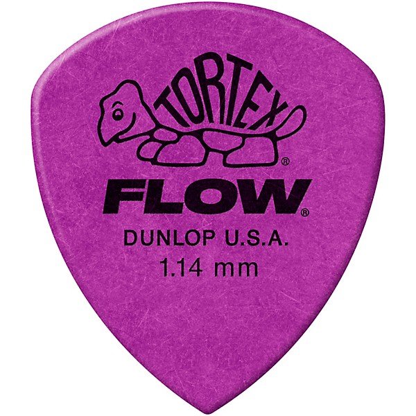 Dunlop Tortex Flow Guitar Picks STD-12/PLYPK 1.14 mm 12 Pack