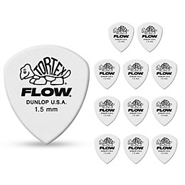 Dunlop Tortex Flow Guitar Picks STD-12/PLYPK 1.5 mm 12 Pack