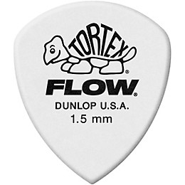 Dunlop Tortex Flow Guitar Picks STD-12/PLYPK 1.5 mm 12 Pack