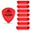 Dunlop Tortex Flow Guitar Picks STD PK-72 .73 mm 72 Pack Dunlop Tortex Flow Guitar Picks STD PK-72 .50 mm 72 Pack