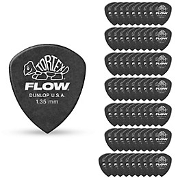 Dunlop Tortex Flow Guitar Picks STD PK-72 1.35 mm 72 Pack