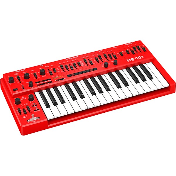 Behringer MS-1 32-Key Analog Synthesizer Red