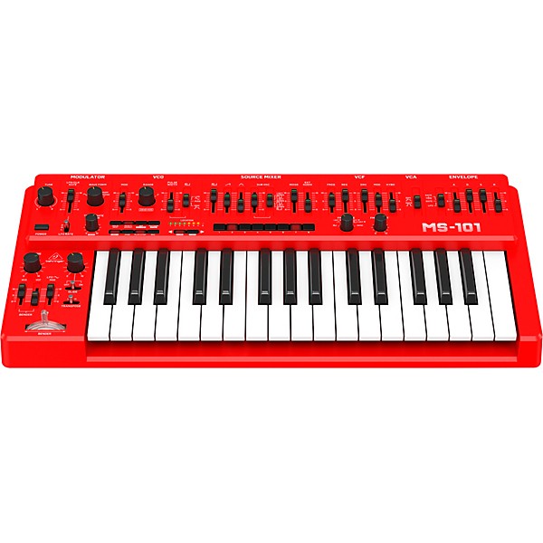 Behringer MS-1 32-Key Analog Synthesizer Red